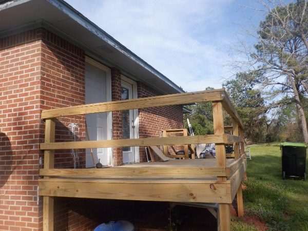 bare wood deck on back of house Preview Image 5