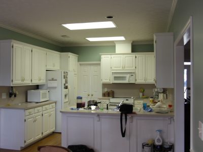 kitchen cabinets repainted