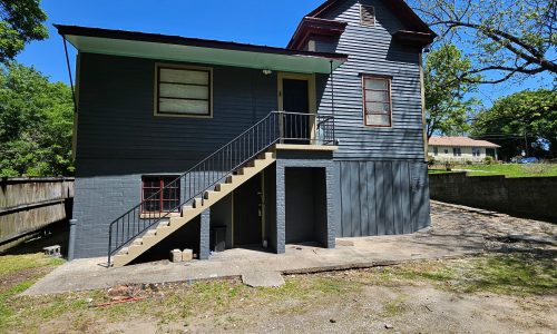 Back of Home With Updated Paintwork