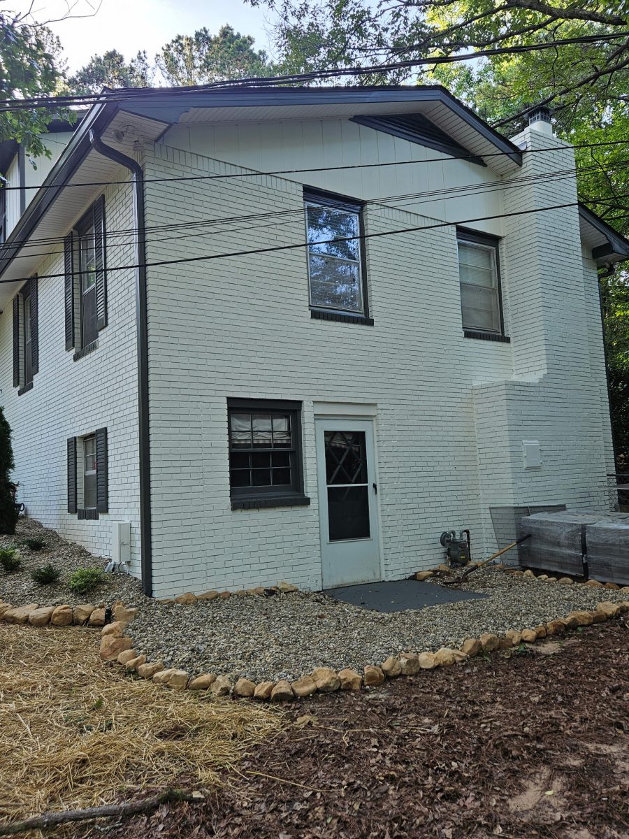 white painted brick home Preview Image 1