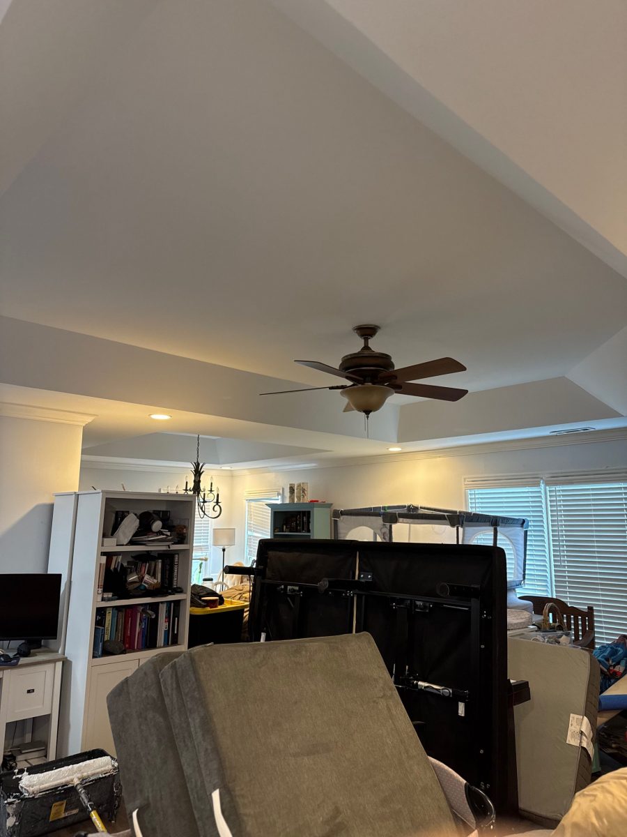 living room ceiling after popcorn removal Preview Image 3