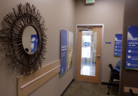 OLD PATIENT CHECK OUT HALLWAY