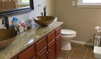 Bathroom Cabinets (Before)