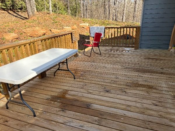 wooden deck with table Preview Image 4