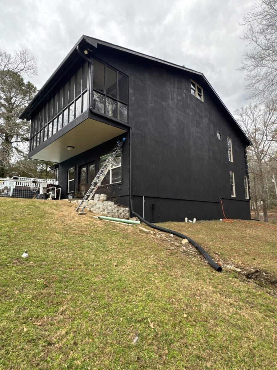 house exterior with brick and black painted siding Preview Image 1