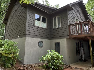 Exterior House Painting Dark Gray