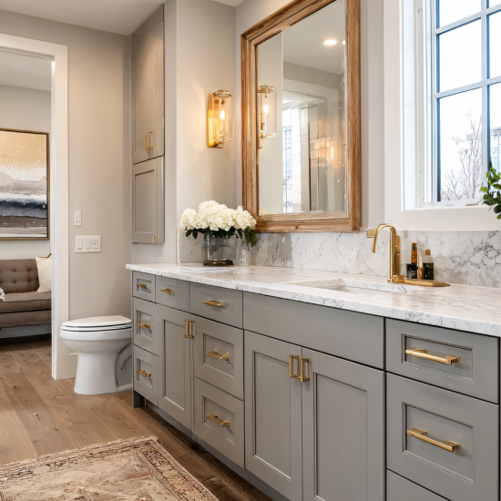 Bathroom Cabinet Painting Services