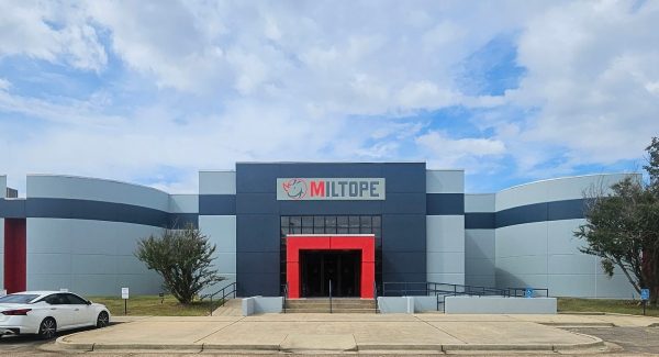 front exterior of repainted corporate building