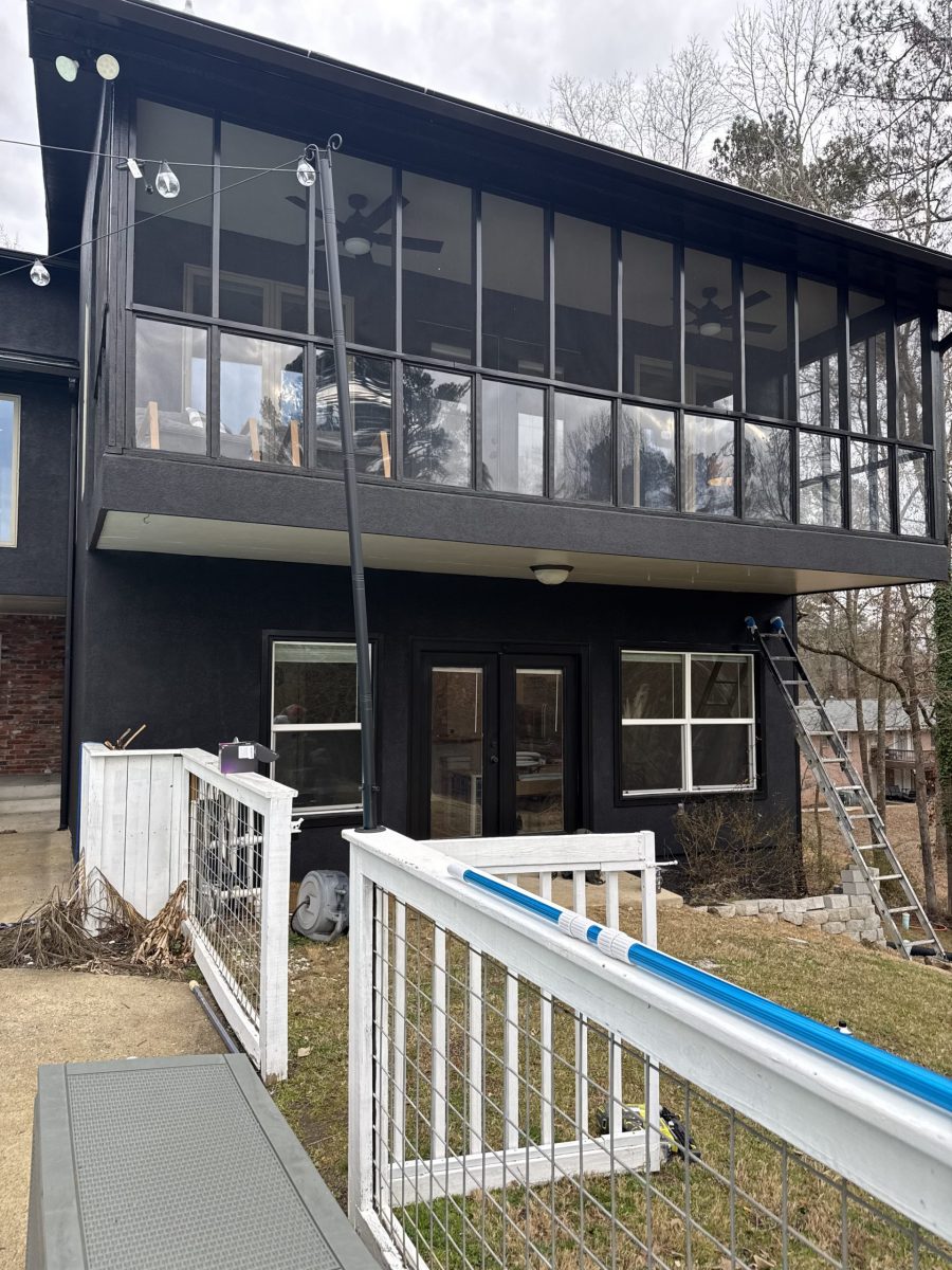 house exterior with brick and black painted siding Preview Image 2