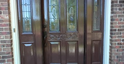 Front Door Staining Project