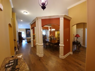 painted interior in auburn