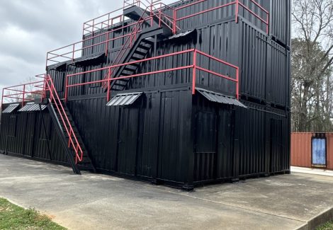 Fire Department Training Structure Paint Repair