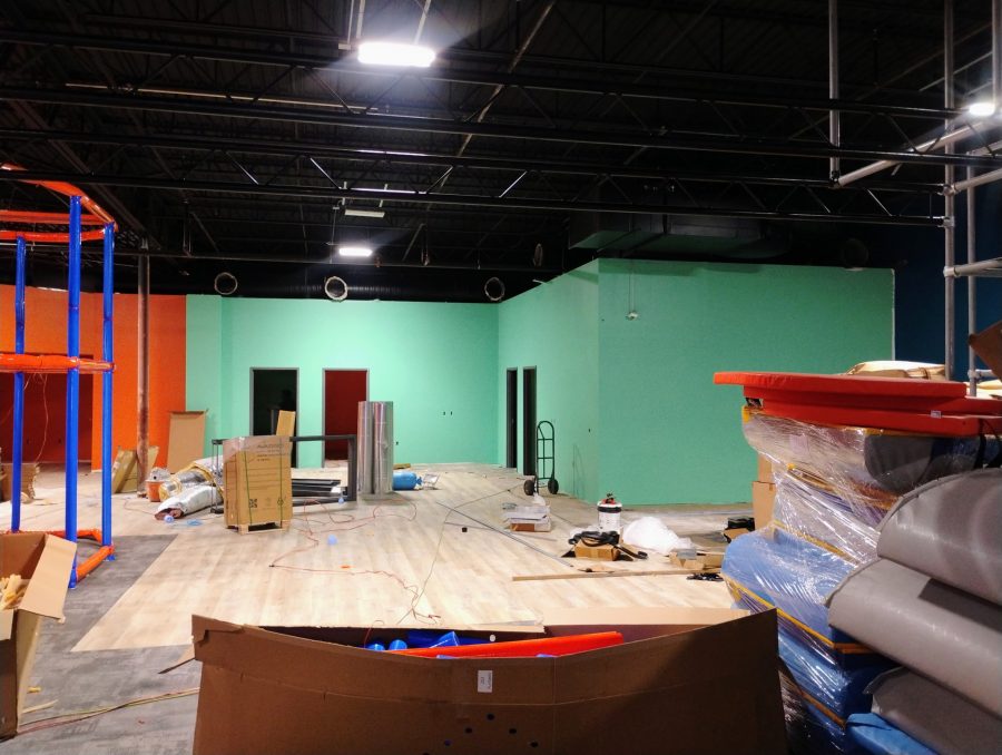 colorfully painted walls in play facility Preview Image 4