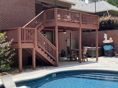 Final Result of Deck Staining