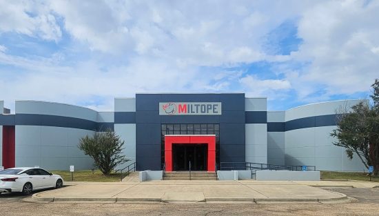 front exterior of repainted corporate building