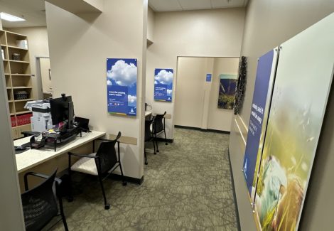 NEW PATIENT CHECKOUT HALLWAY