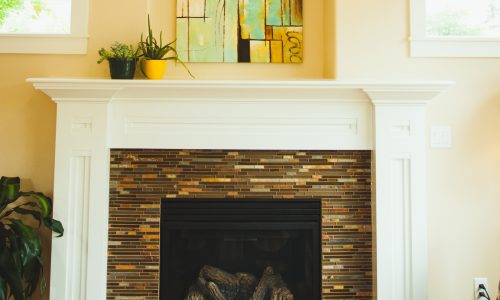 Crown Molding fireplace mantle