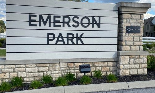 Emerson Park Apartments Exterior painting After