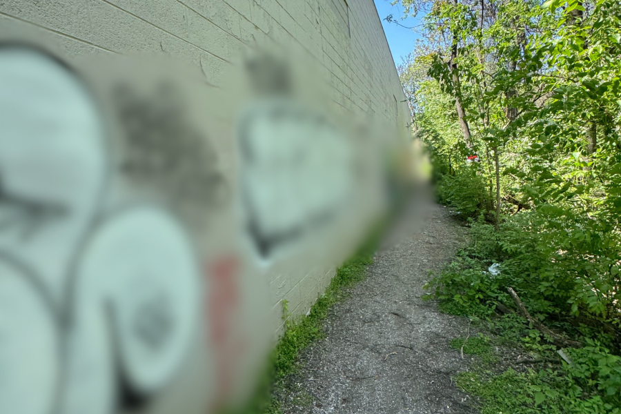 Columbus Graffiti Removal Case Study Side Wall Before Photo Preview Image 1