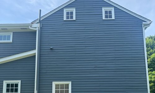 Westerville case study after photo side of house