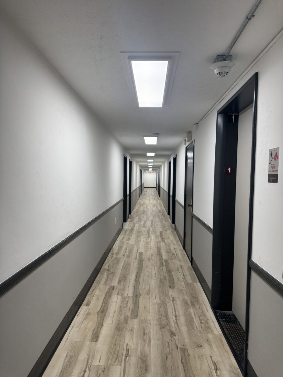 apartment complex hallway after interior repaint Preview Image 7