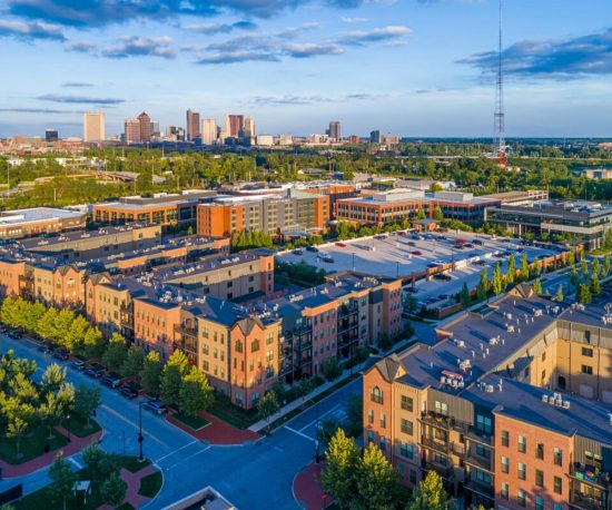 Grandview ohio from above