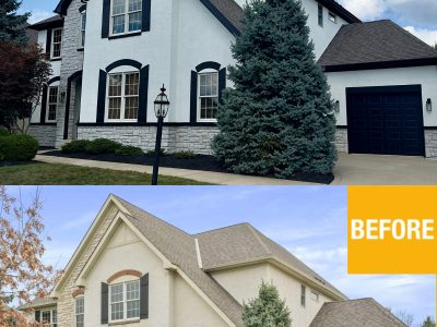 Powell Exterior Before & After (Full Exterior)