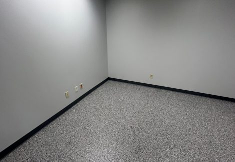 Modern Office Case Study After Photo of finished epoxy floors