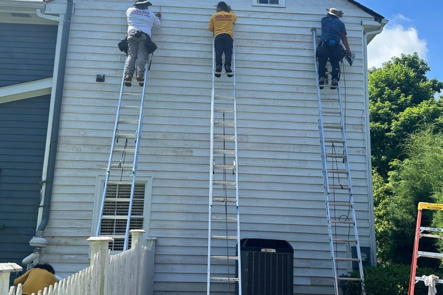 Westerville case study during photo men high up on ladders Preview Image 2