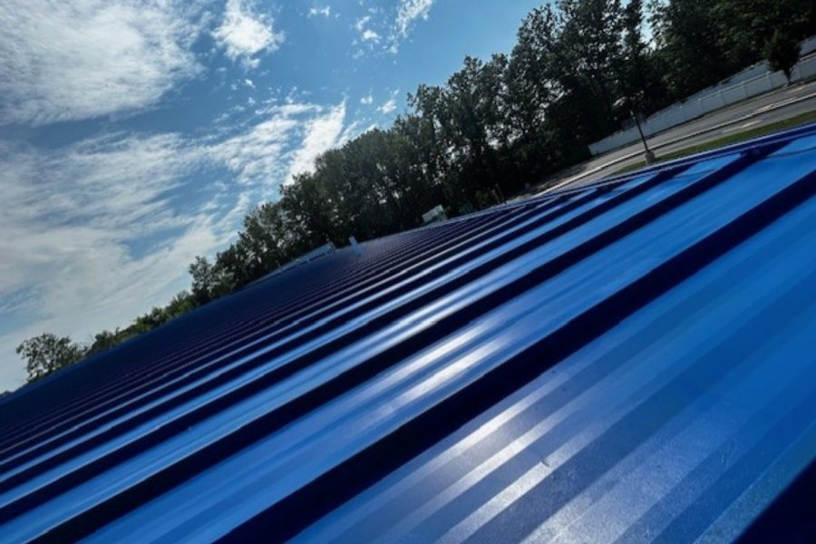 Rainforest car wash case study car wash roof up close Preview Image 3