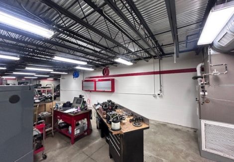 Ducati Service Bay Repaint