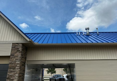 Rainforest car wash case study side of building