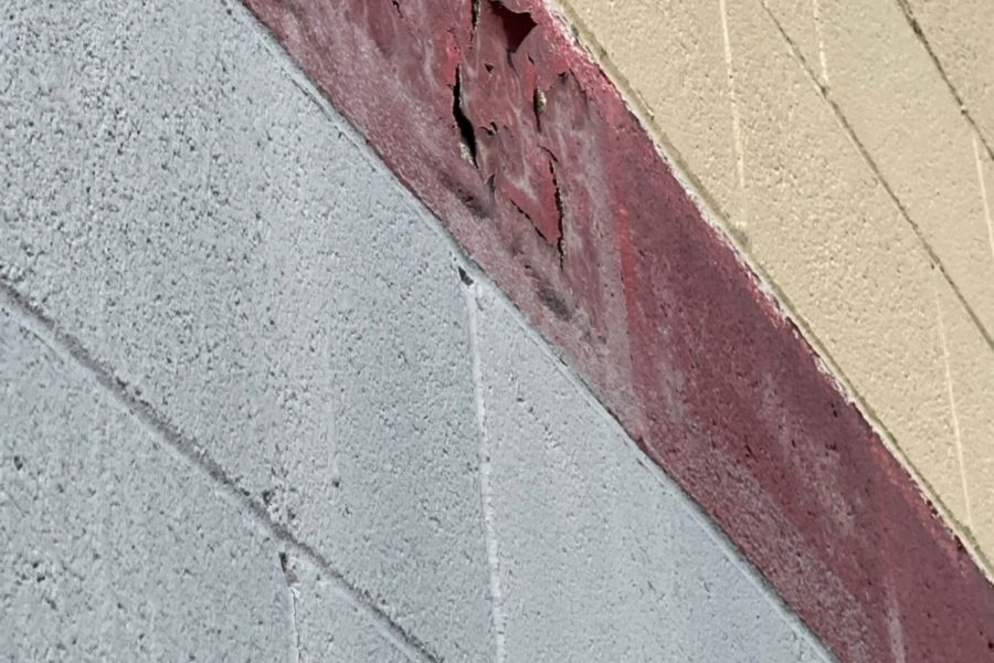 Columbus Commercial Exterior Repainting Project paint damage before photo Preview Image 2