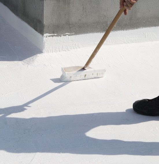 roof coating paint application