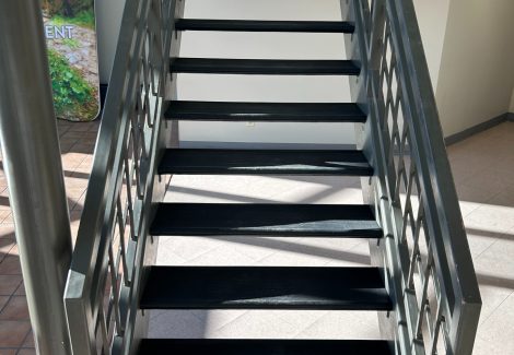 Modern Office Case Study After Photo of stairs