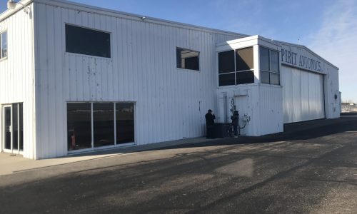 Worn Hangar Exterior