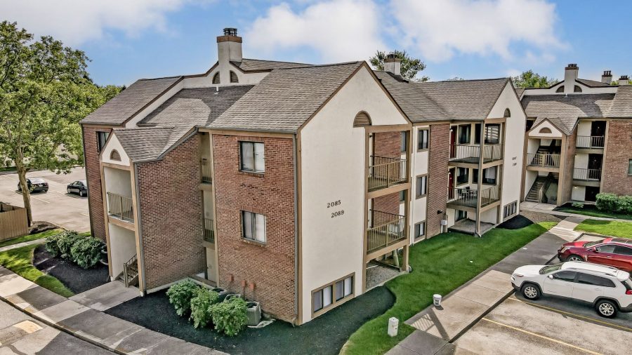 Stoney Creek Apartments Case Study before photo of building corner from above Preview Image 5