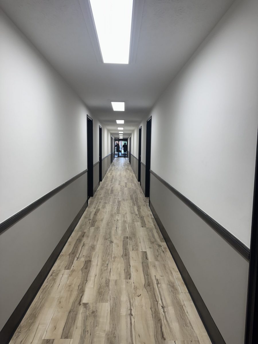 apartment complex hallway after interior repaint Preview Image 6