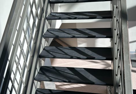 Modern Office Case Study After Photo of stairs