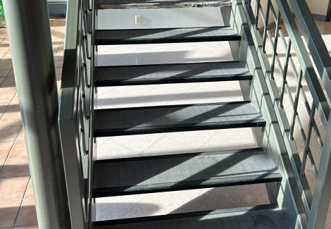 Modern Office Case Study Before Photo of stairs