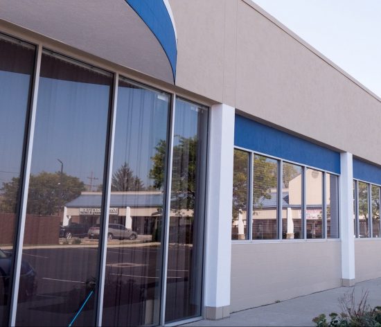 Medical facility refinished exterior