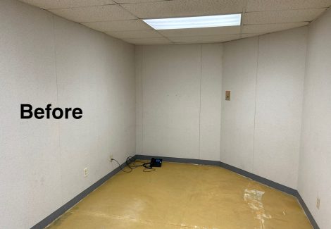 Modern Office Case Study Before Photo