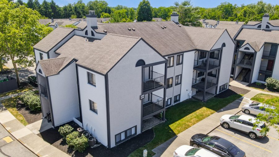 Stoney Creek Apartments Case Study after photo of corner of building from above Preview Image 6