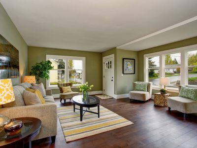 Living Room Interior Painting in Concord, NH