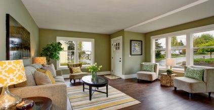 Living Room Painting in Concord, NH