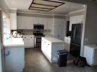 Corona Cabinet Painting Project