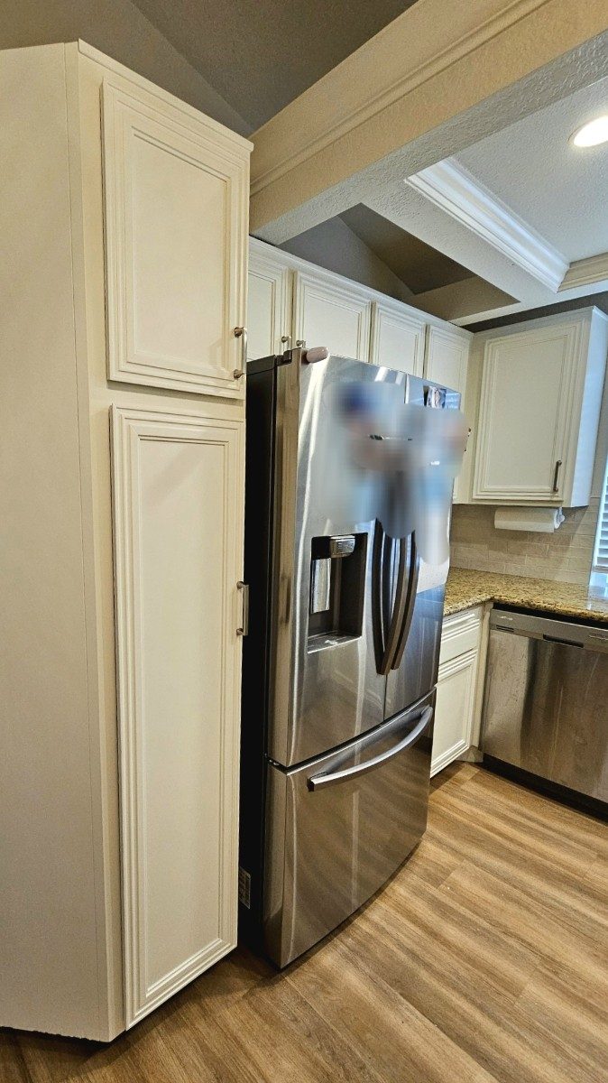 Cabinet Project in Corona after photo of cabinets by fridge Preview Image 2