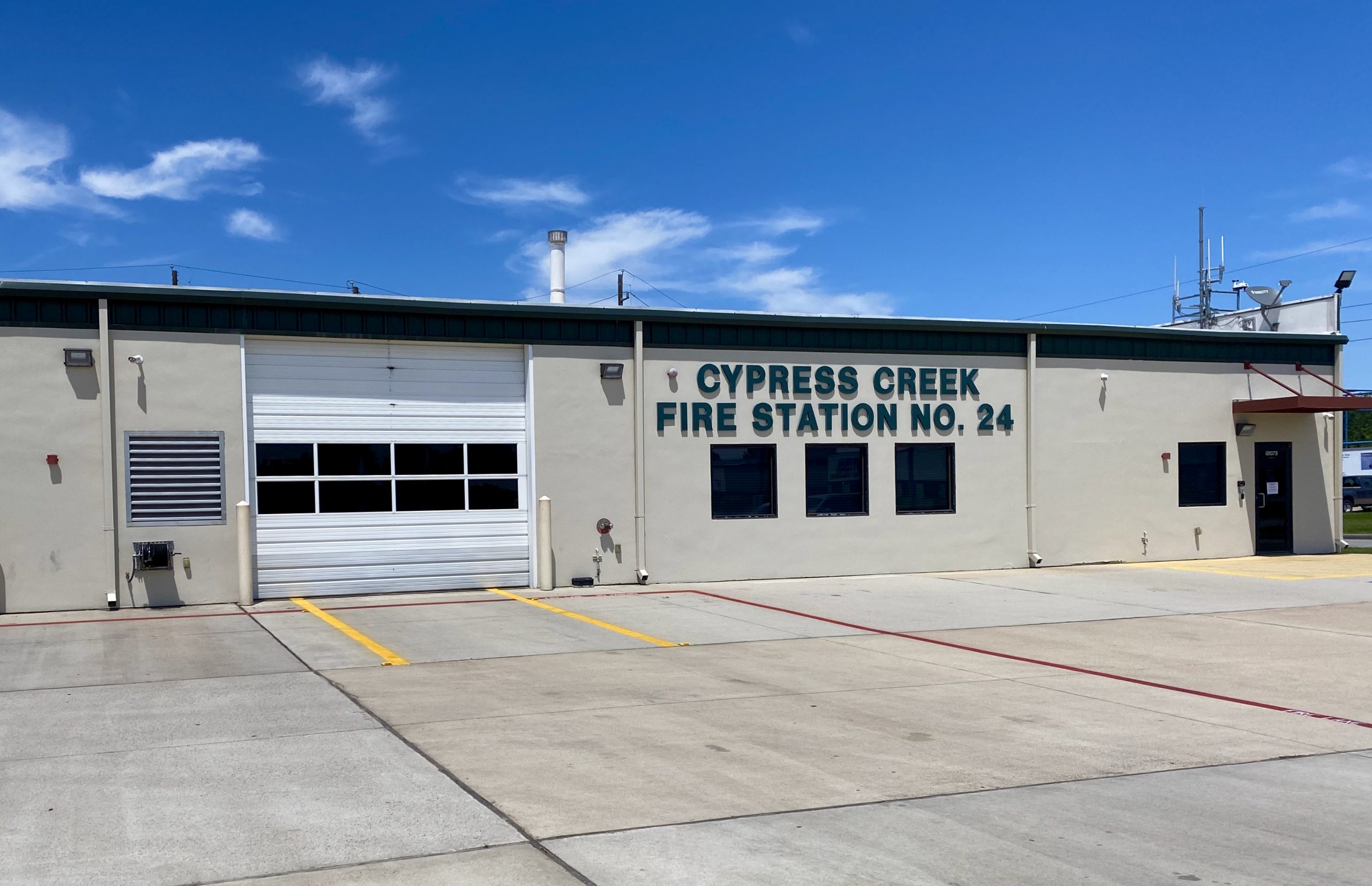Cypress, TX- Exterior- After- Fire Station