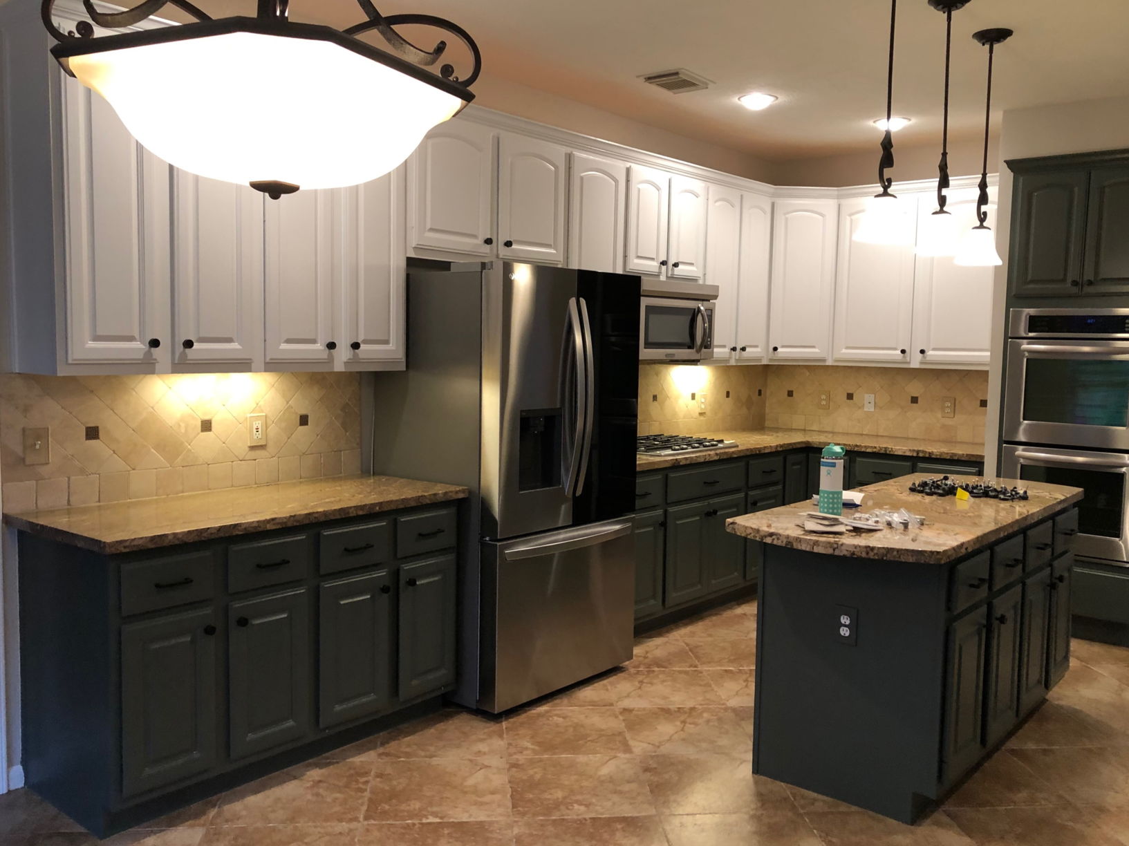 Kitchen Cabinet Painting in The Woodlands After