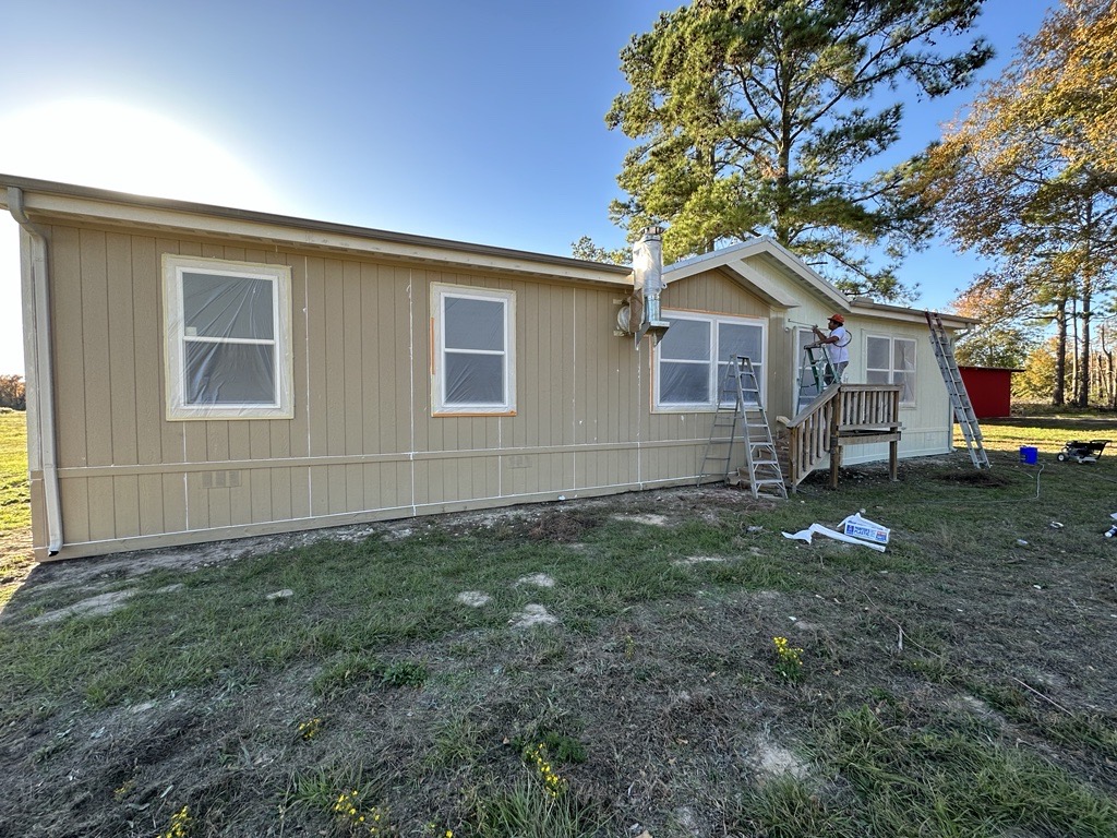 Marquez House Painting in SW Liveable Green Before